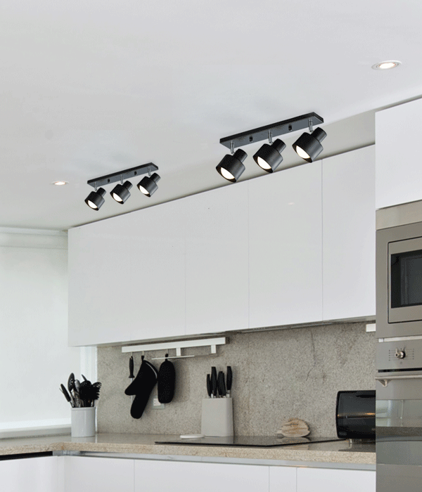 로사 3등 인테리어 주방등, LED 주방조명, 싱크대조명