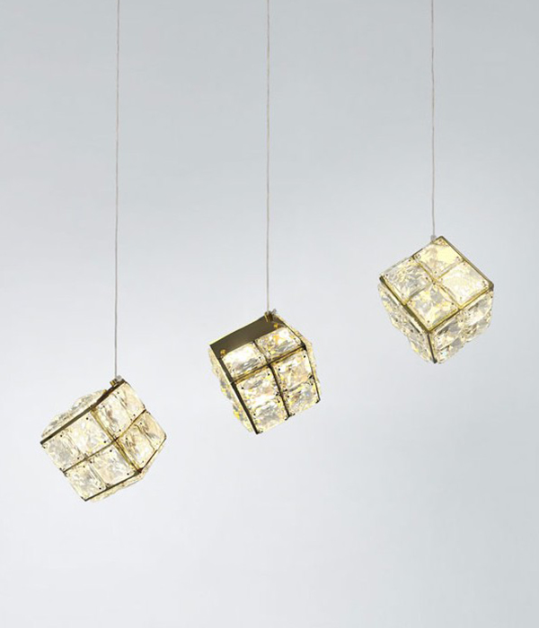 미라클 LED식탁등 크리스탈식탁등 (1등,2등,3등)