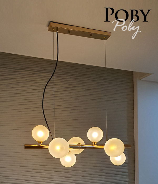 포비 7등 펜던트 북유럽식탁등 (사은품전구)