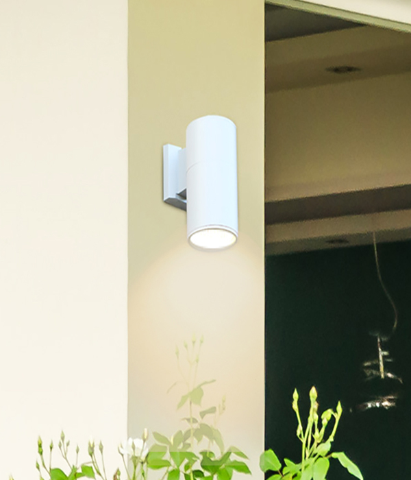 루치 1등 COB 방수 벽등 외부조명 (화이트/블랙)