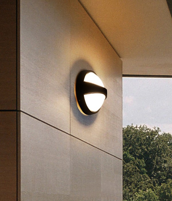 에글리 8W LED 외부벽등 벽전등 (화이트, 블랙)